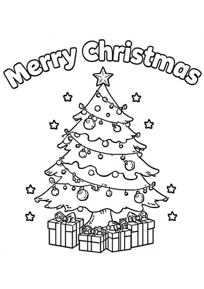 20 Printable Christmas Colouring Pages